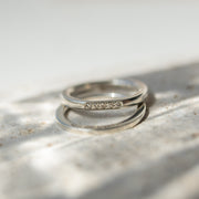 Ring Silber Sparkle Inside (Zwei Ringe)